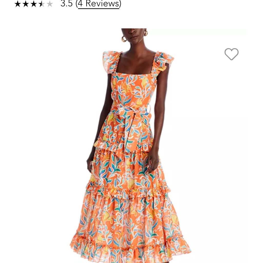 Brand New Aqua Brand Floral Dress